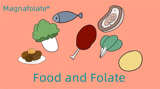 Alimentos e folato L Metilfolato de cálcio