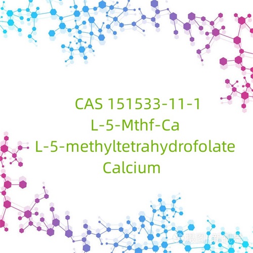 CAS 151533-11-1 L-5-Mthf-Ca L-5-metiltetrahidrofolato cálcio