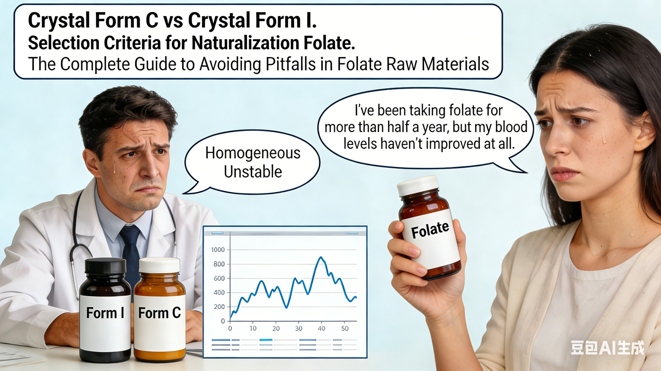 19 anos produzindo ingredientes de folato: 90% das empresas tropeçam na forma cristalina do folato ativo